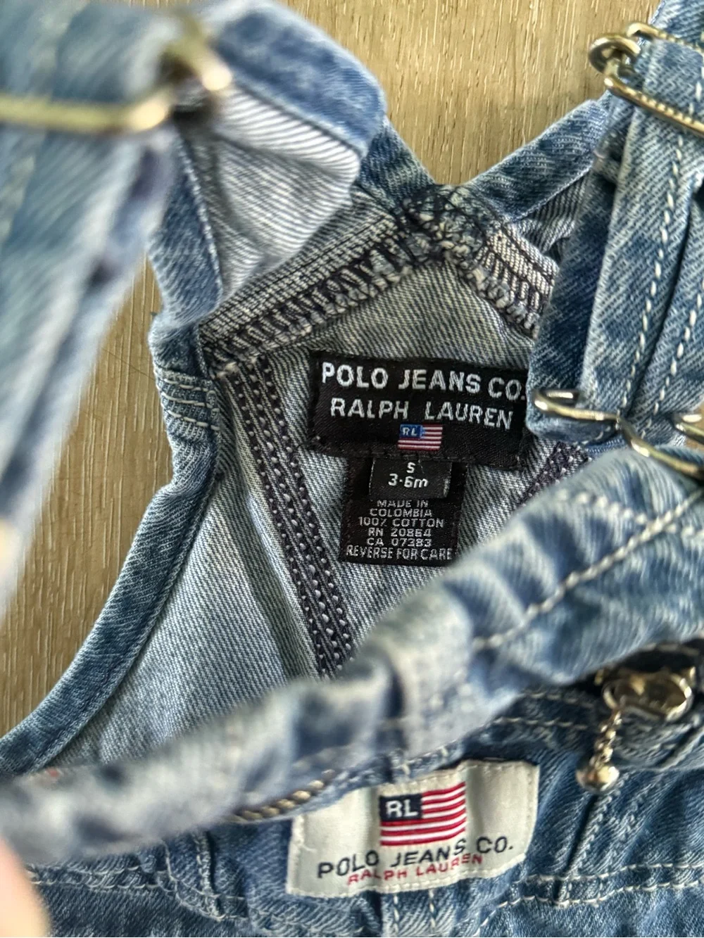 Vintage Polo Jeans Co Overalls